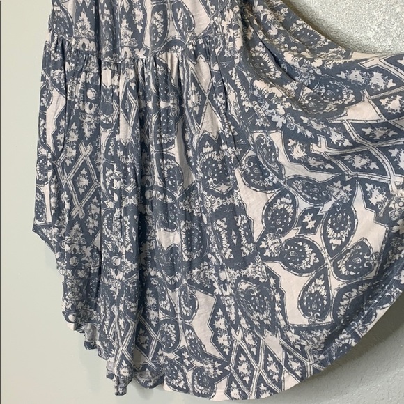 Free People Mimi Ivory tunic flowy top NWT - Picture 4 of 9